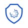 Security configuration icon representing system settings and access control.