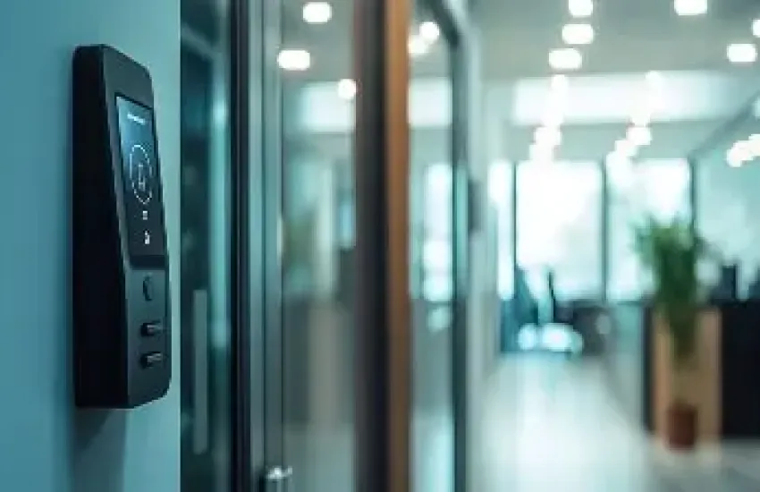 Biometric and smart card technology used for secure identification and access.